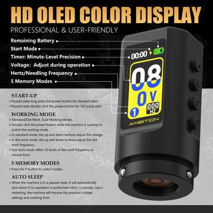 Ambition C3 Tattoo Machine Gun 1600mAh