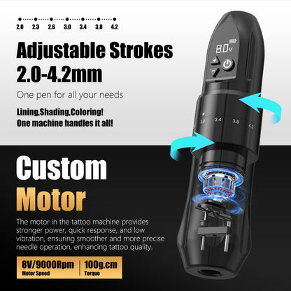 Xnet Torll Tattoo Machine 2400mAh