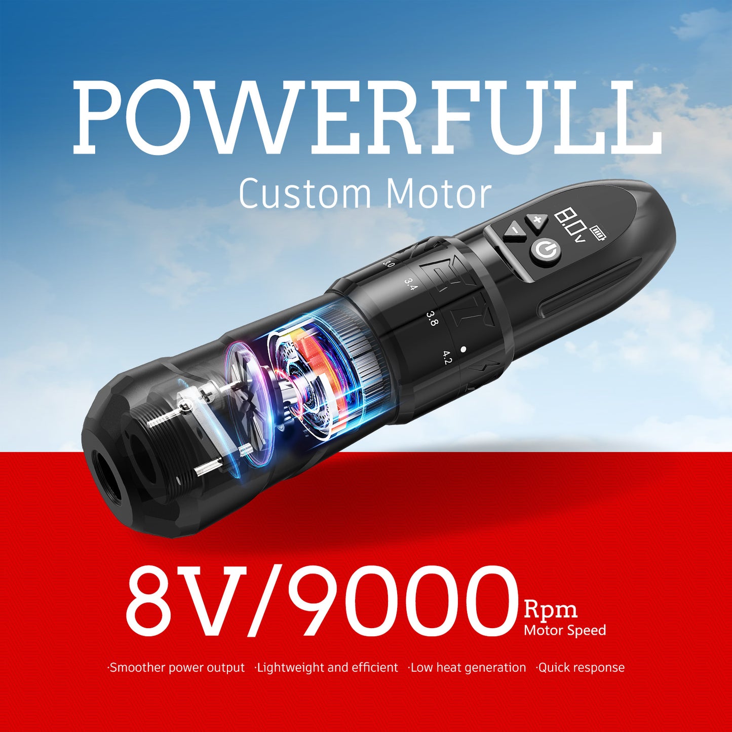 Xnet Torch370-G3 Tattoo Machine 2400mAh