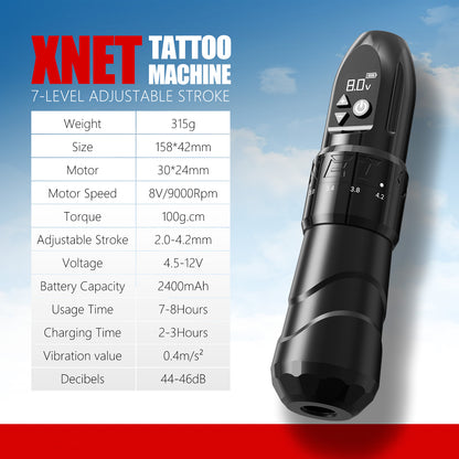 Xnet Torch370-G3 Tattoo Machine 2400mAh