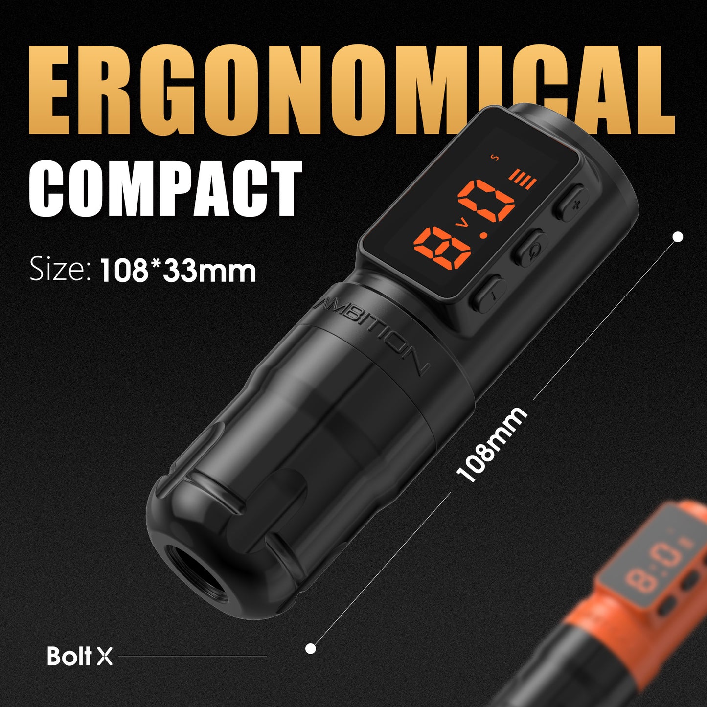 Ambition Bolt-X Wireless Tattoo Machine