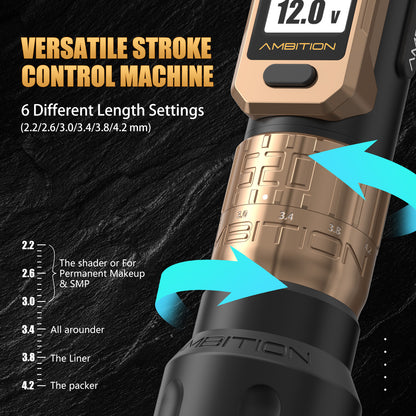 Ambition Soldier Pro520 Tattoo Gun 2400mAh