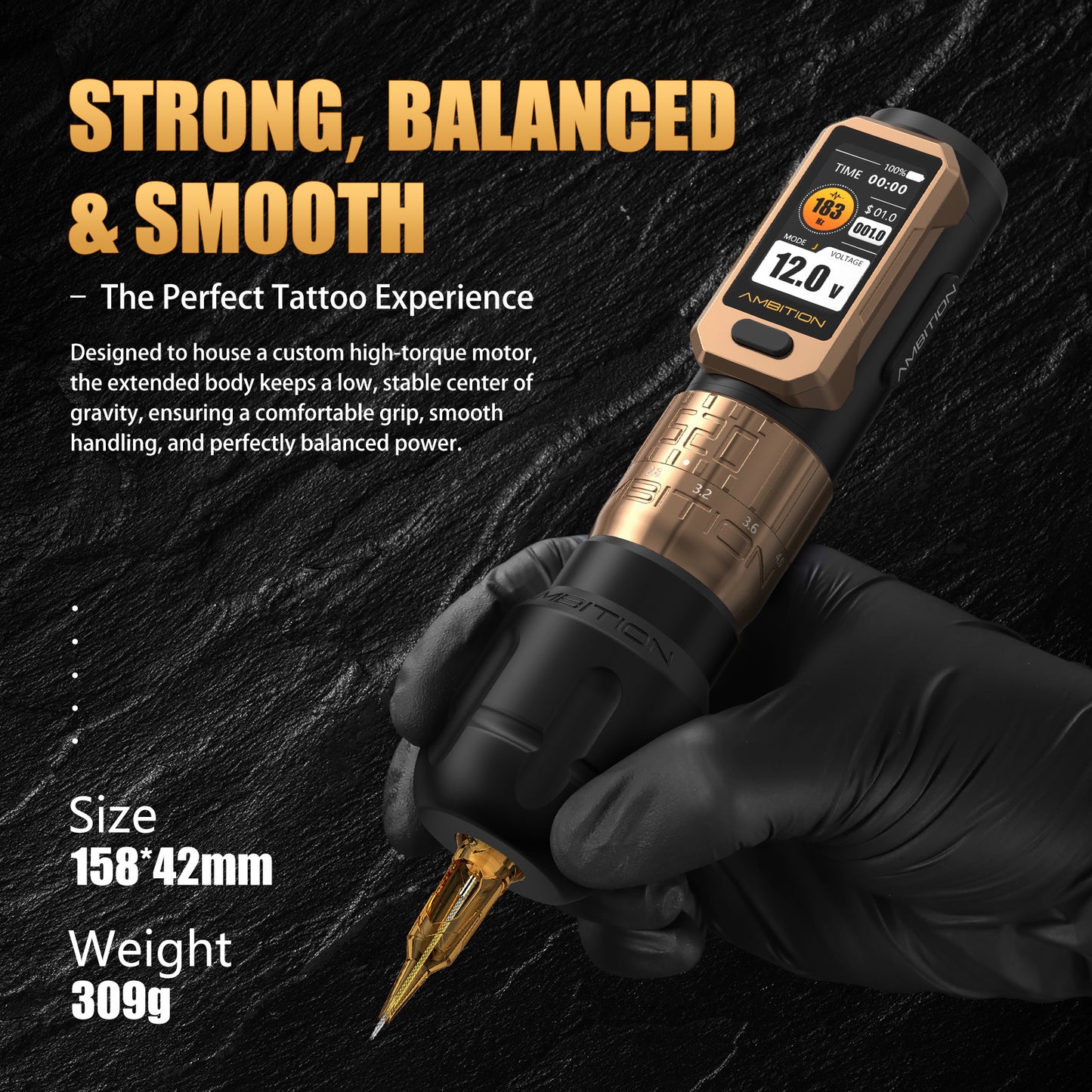 Ambition Soldier Pro520 Tattoo Gun 2400mAh