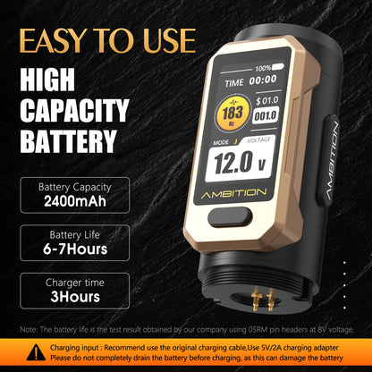 Ambition Soldier Pro520 Tattoo Gun 2400mAh