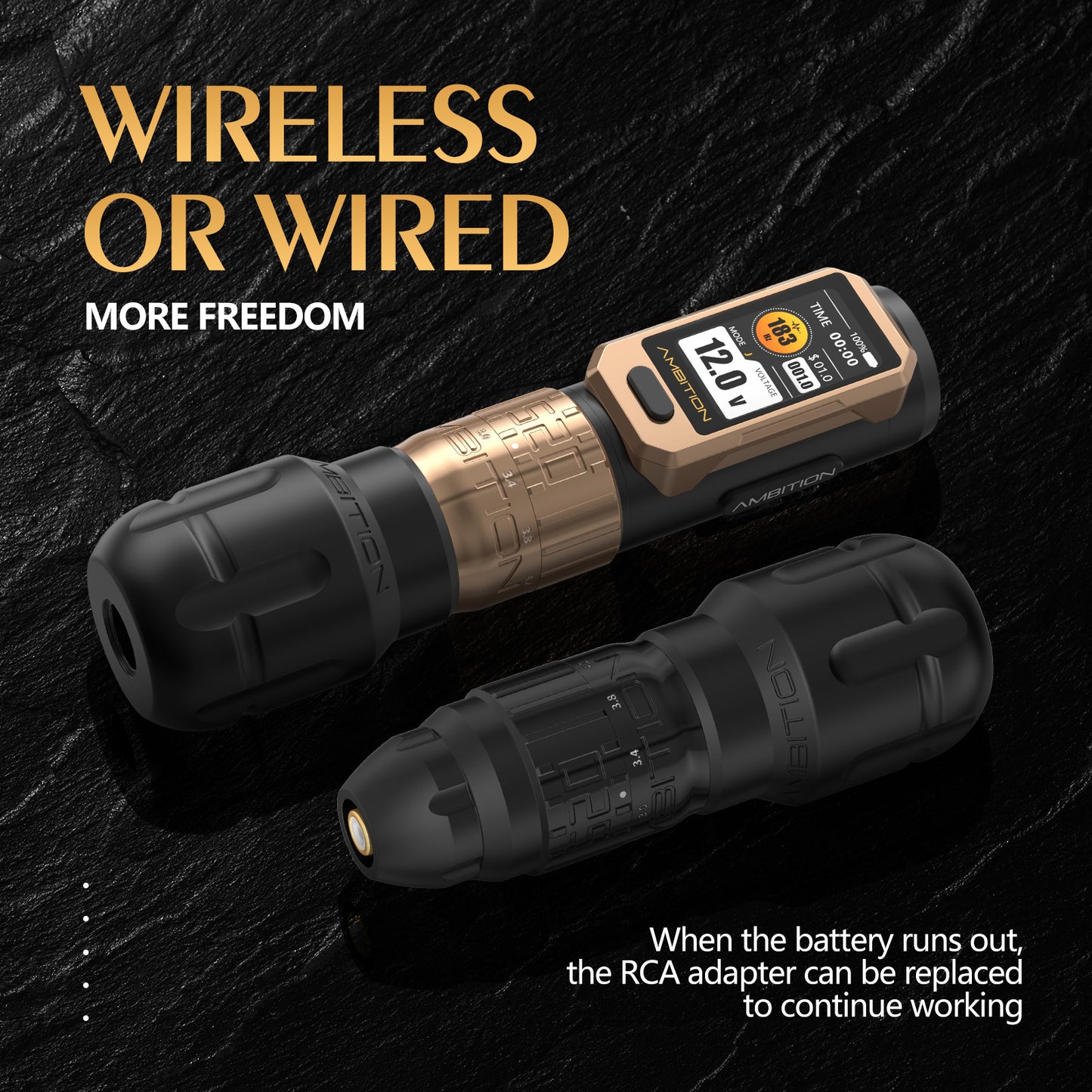 Ambition Soldier Pro520 Tattoo Gun 2400mAh