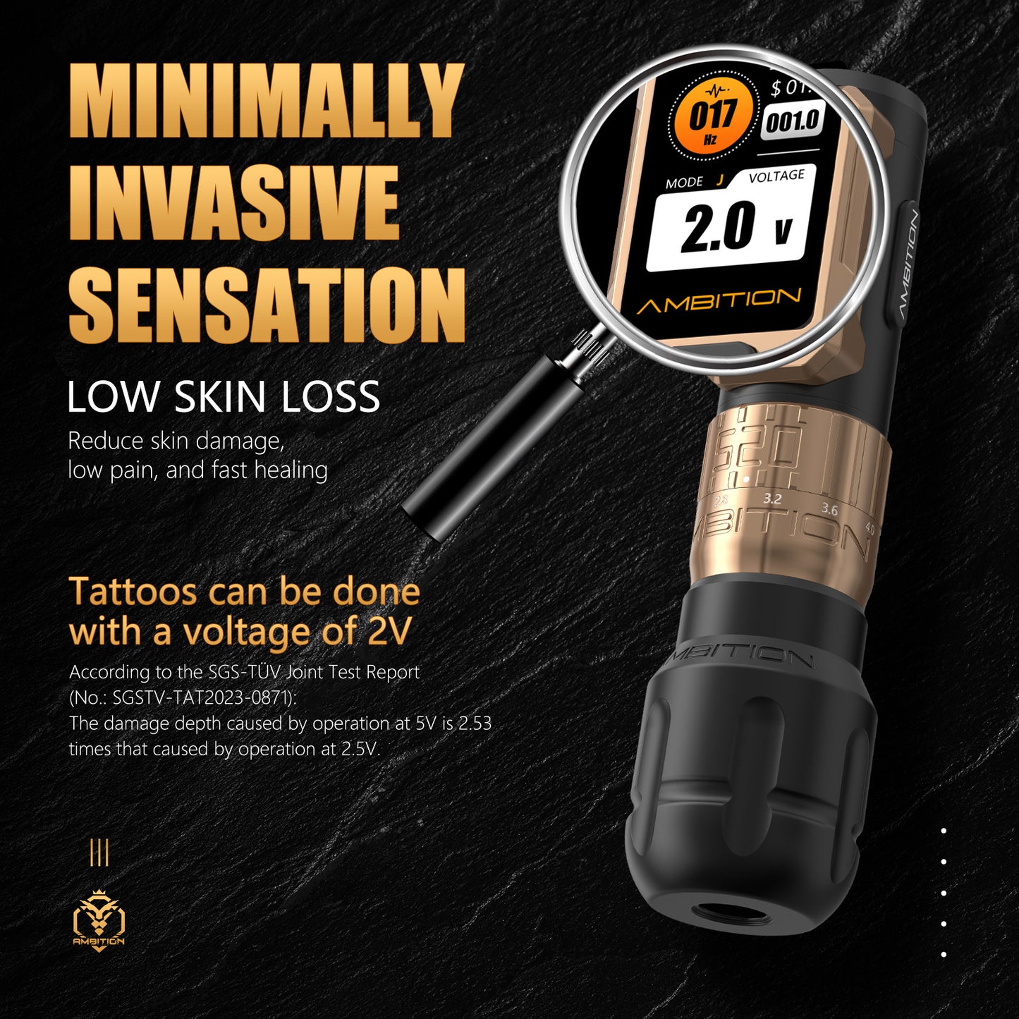 Ambition Soldier Pro520 Tattoo Gun 2400mAh