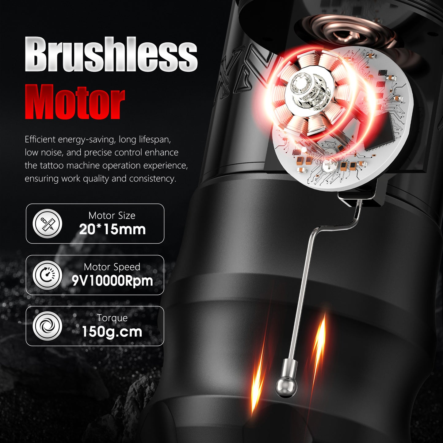 Xnet Claws2024 Tattoo Machine 1800 mAh