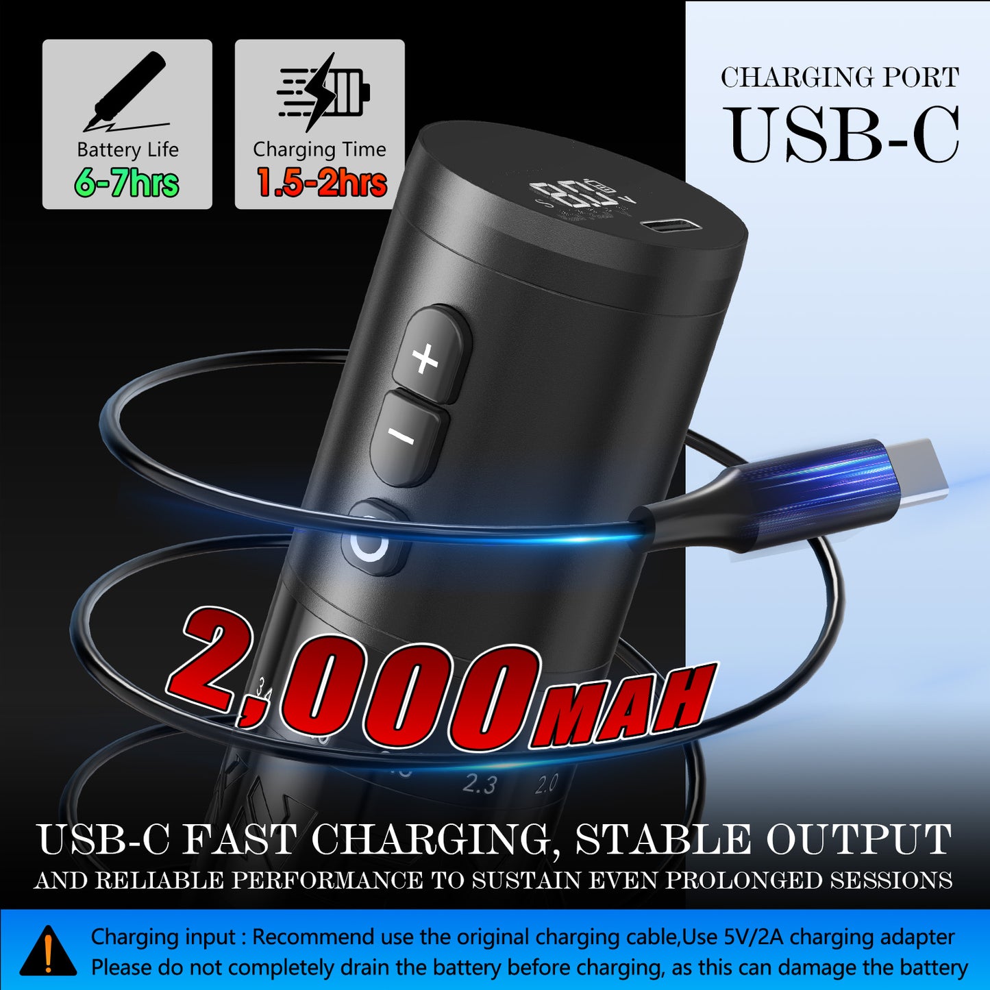 Xnet E1 Tattoo Machine 2000mAh