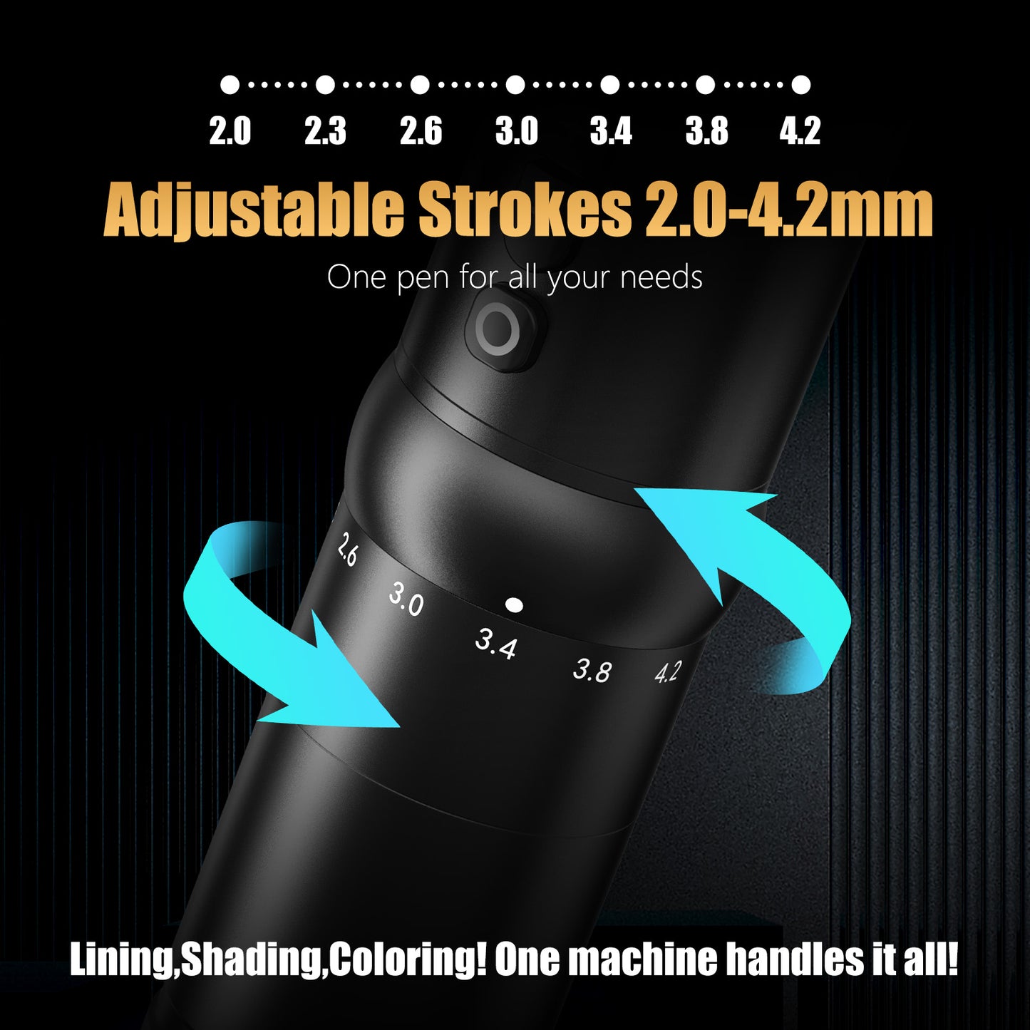 Ambition Flash Tattoo Machine 2000mAh