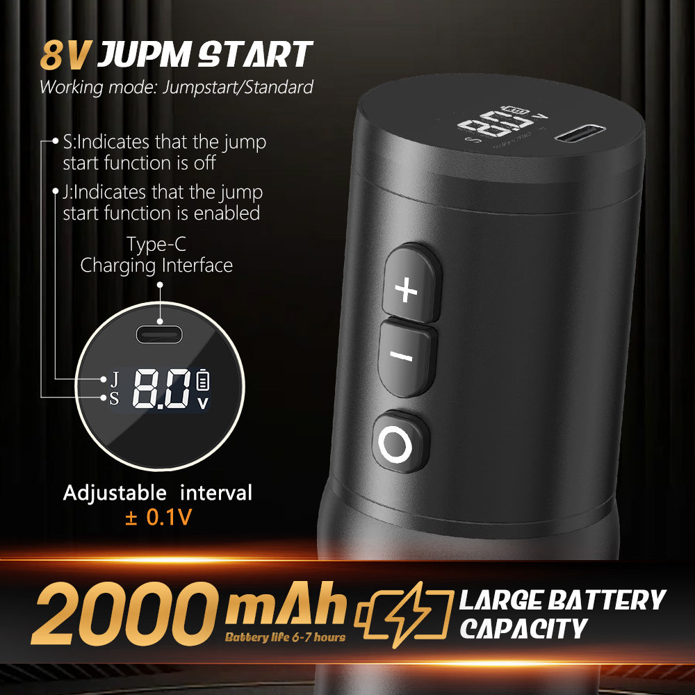 Ambition Flash Tattoo Machine 2000mAh