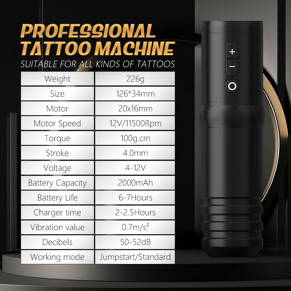 Ambition Flash Tattoo Machine 2000mAh