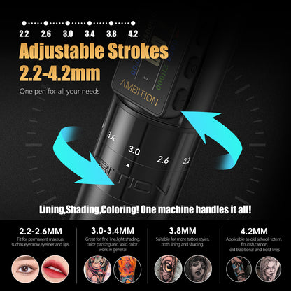 Ambition Paco 2 Tattoo Machine 1700mAh