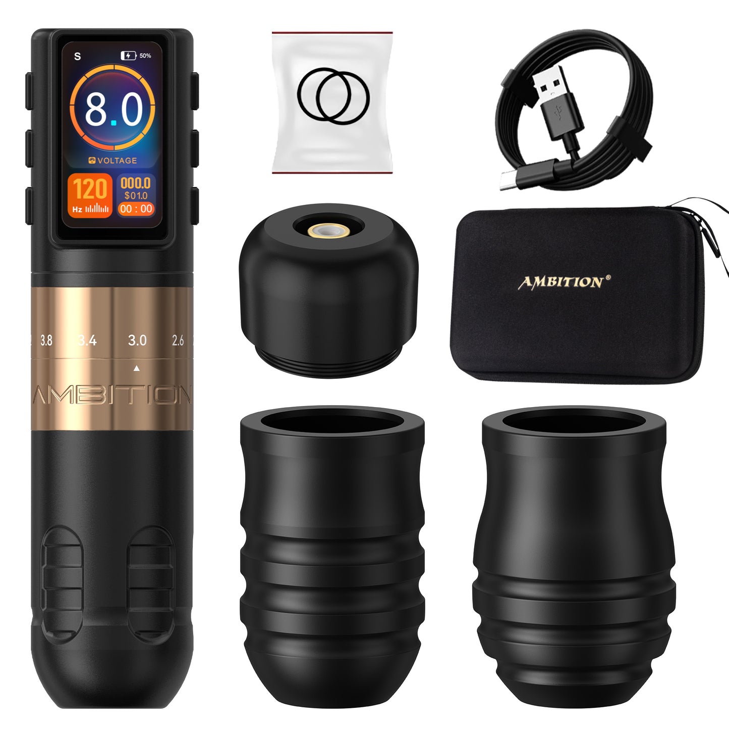 Ambition Paco Max Tattoo Machine 2000mAh