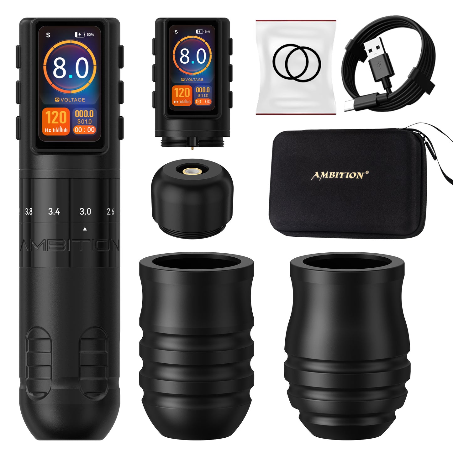 Ambition Paco Max Tattoo Machine 2000mAh