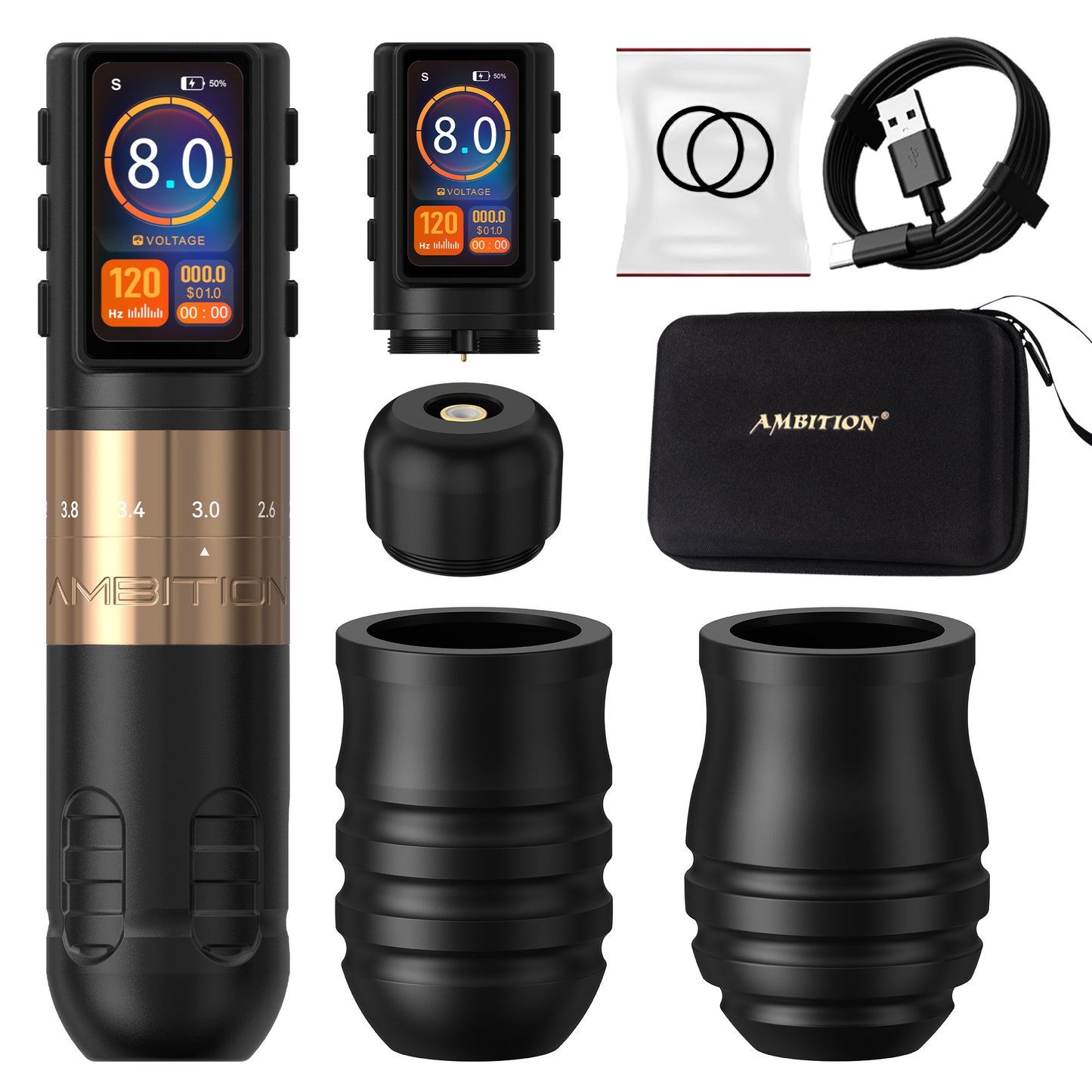 Ambition Paco Max Tattoo Machine 2000mAh