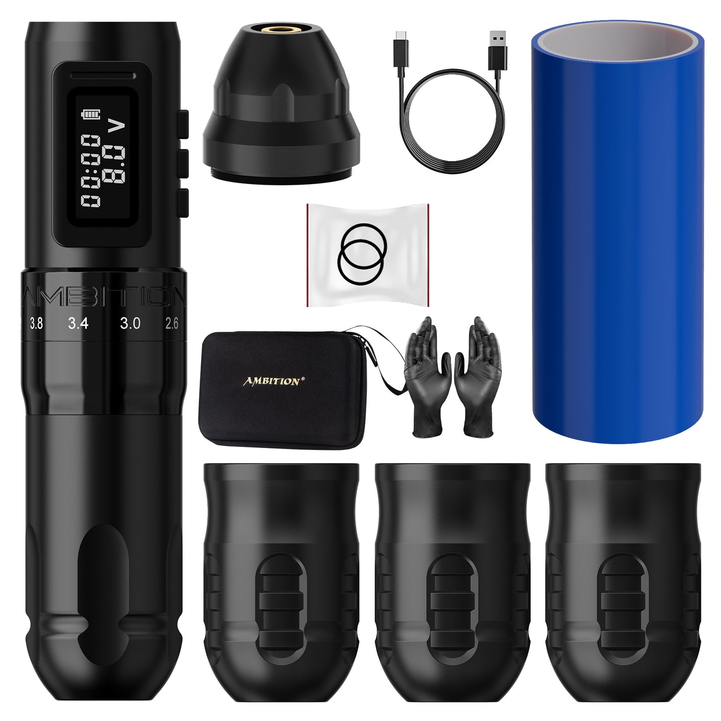 Ambition Mars-U Wireless Tattoo Gun 1800mAh