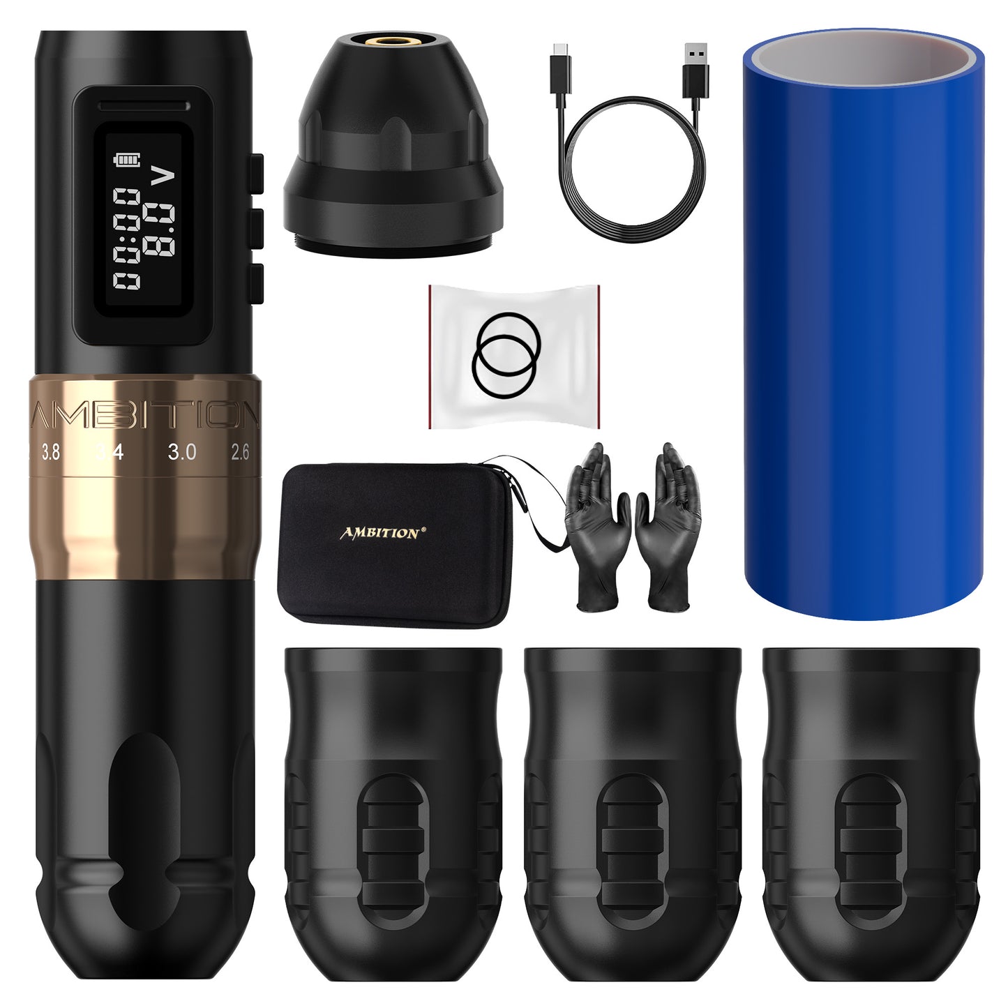 Ambition Mars-U Wireless Tattoo Gun 1800mAh