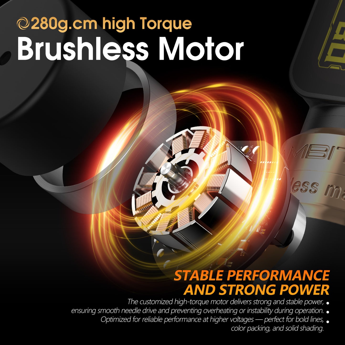 Ambition Ninja Max 280P Tattoo Machine