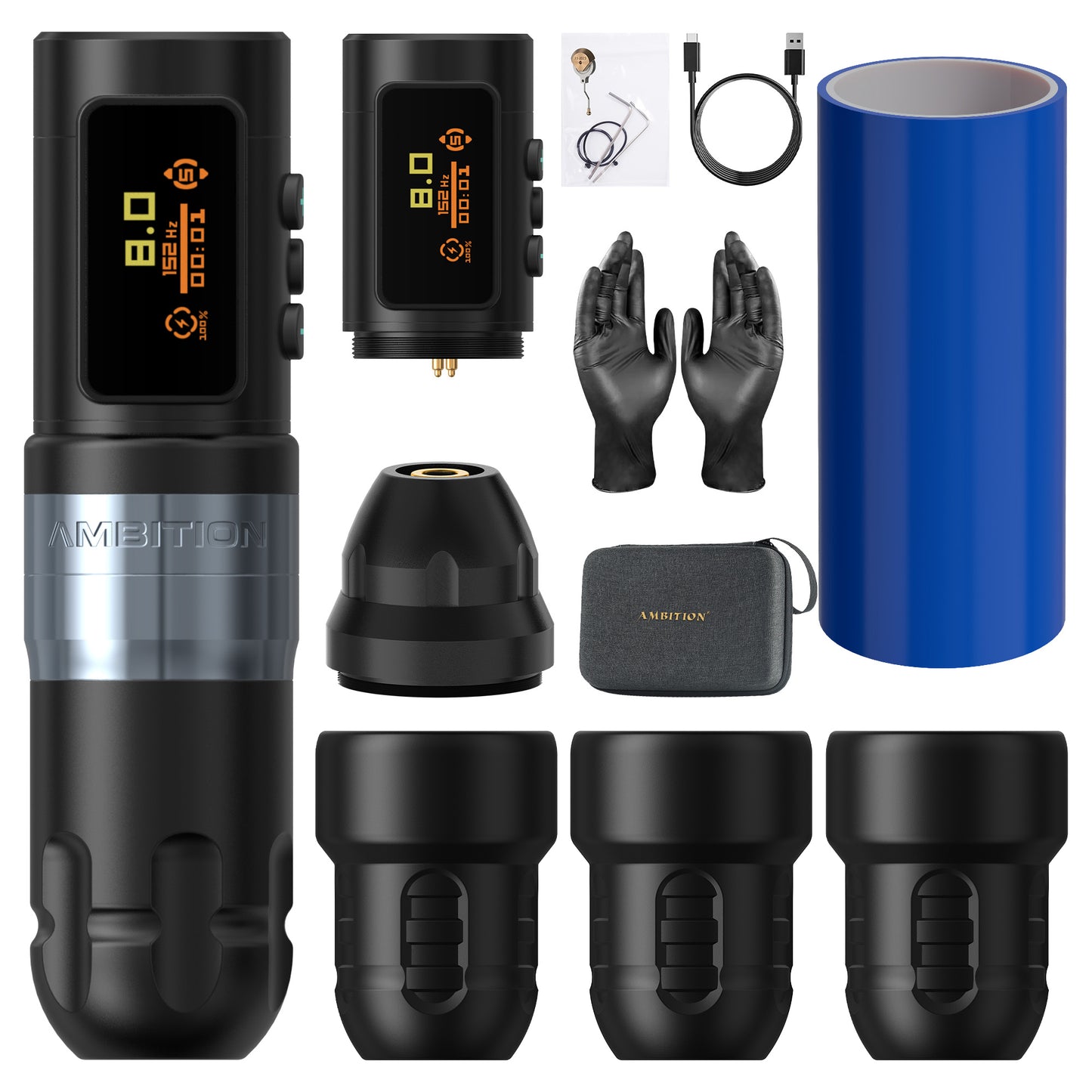 Ambition Shura-X Tattoo Machine 1800mAh