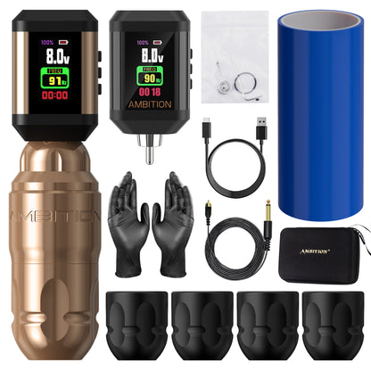 Ambition Lutin Wireless Tattoo Machine Gun