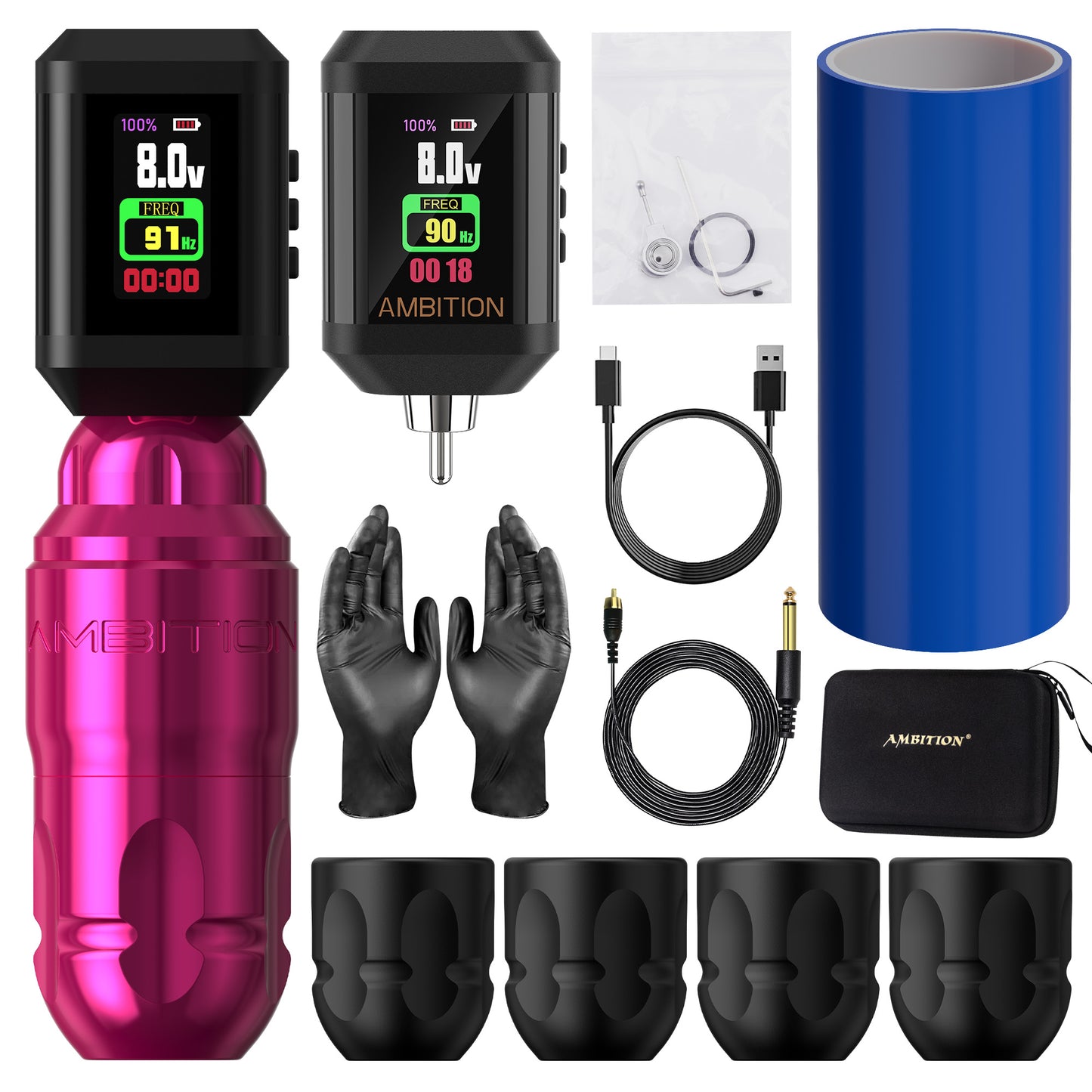 Ambition Lutin Wireless Tattoo Machine Gun