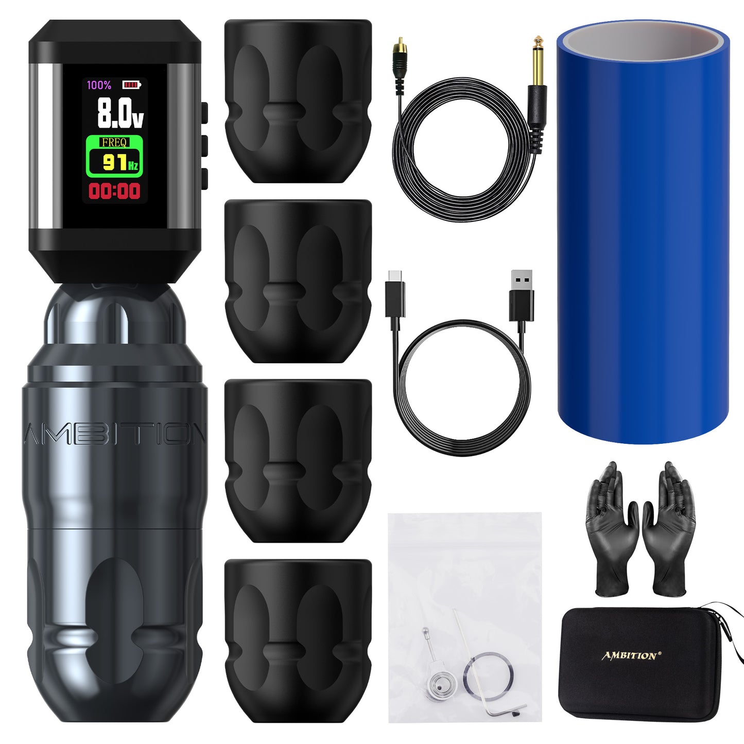 Ambition Lutin Wireless Tattoo Machine Gun