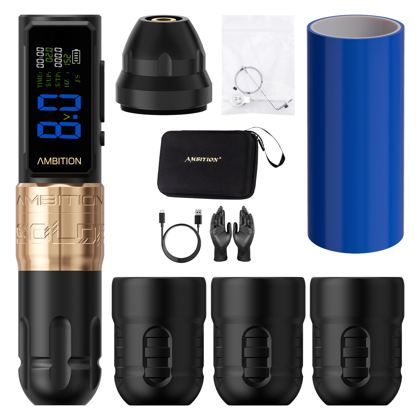 Ambition Soldier270S Tattoo Machine 2400mAh