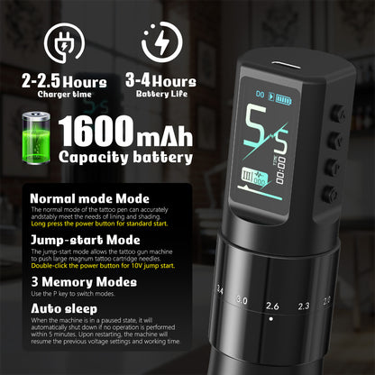 Xnet Moteng370 Tattoo Machine 1600mAh