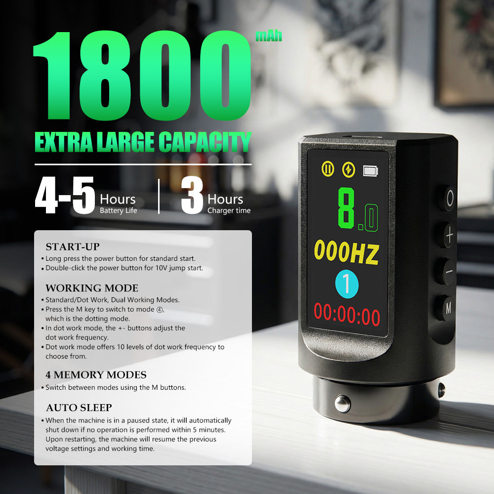 Urex J1 Tattoo Machine 1800mAh