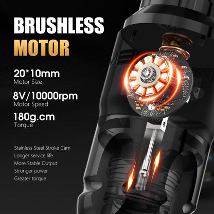 Ambition Lutin Tattoo Gun with S1 Battery