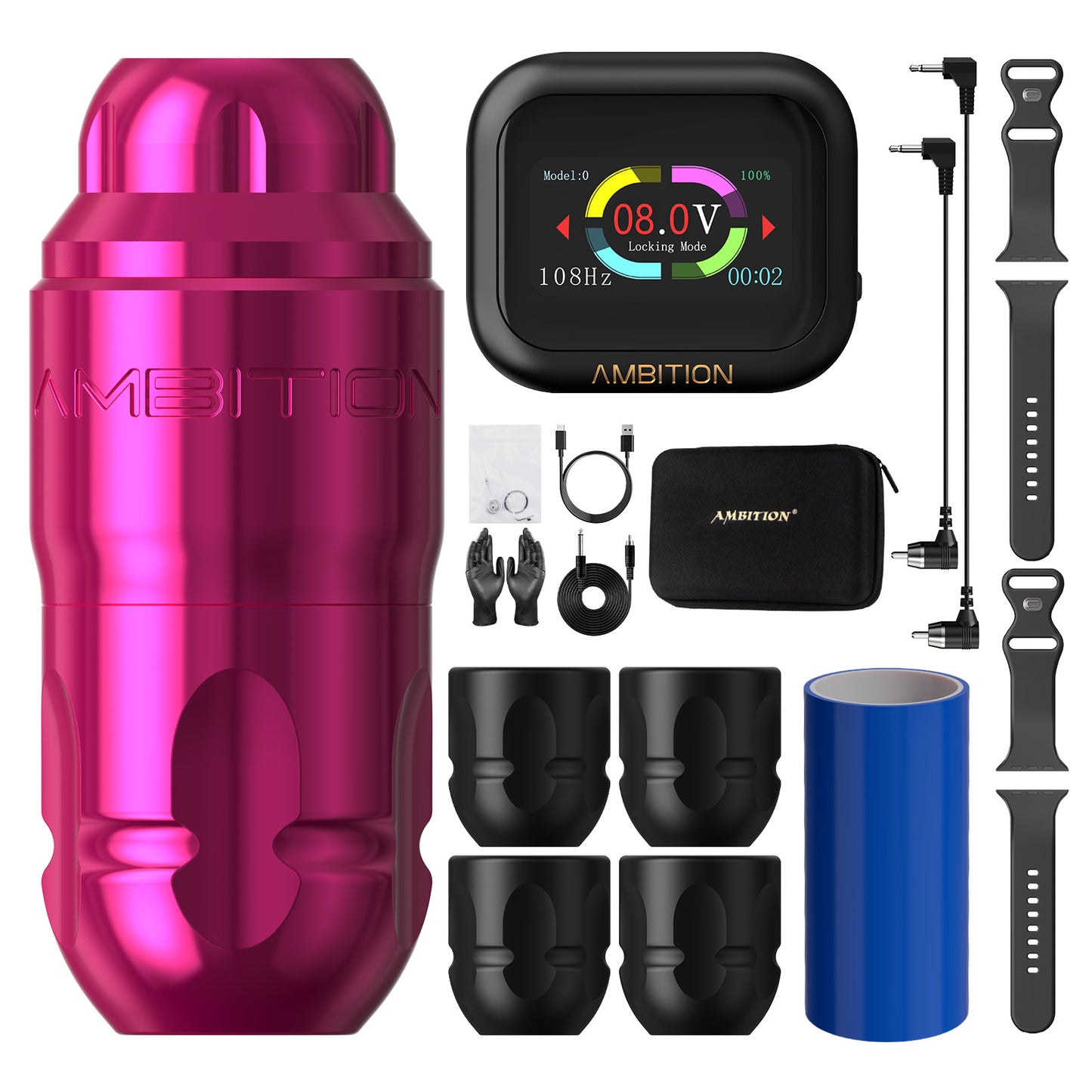 Ambition Lutin Tattoo Gun with S1 Battery