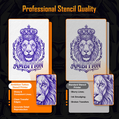 Impresora Inalámbrica de Imágenes para Tatuajes Ambition