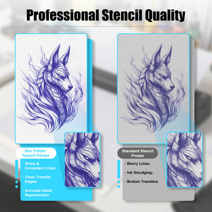 Wireless Tattoo Picture Printer 1500mAh