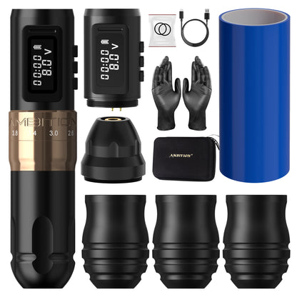 Máquina de Tatuaje Inalámbrica Ambition Mars-U–1800mAh