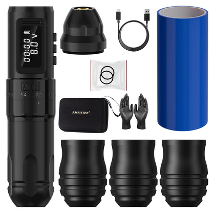 Máquina de Tatuaje Inalámbrica Ambition Mars-U–1800mAh