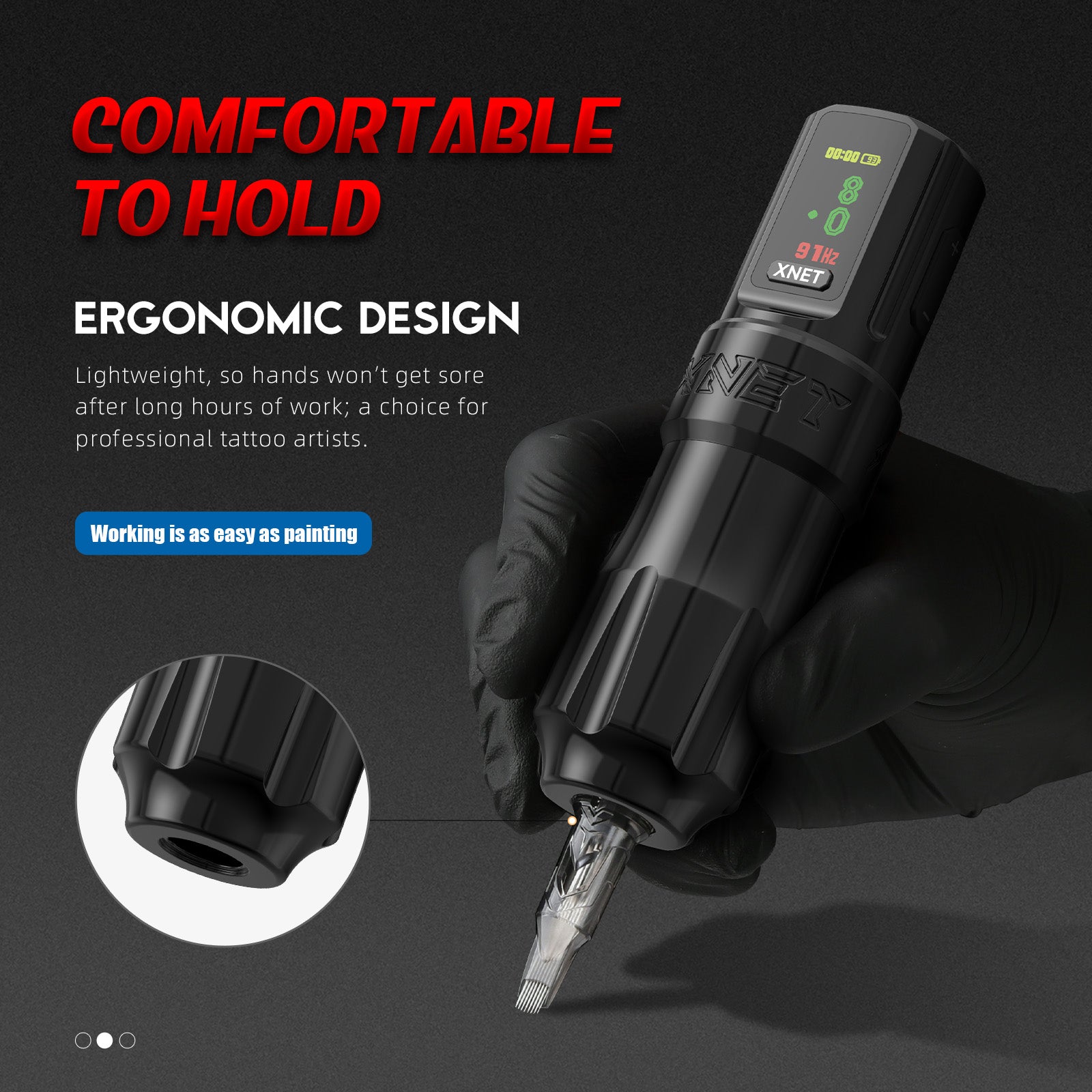 Xnet Wilk Wireless Tattoo Machine Pen 2400mAh Brushless Motor
