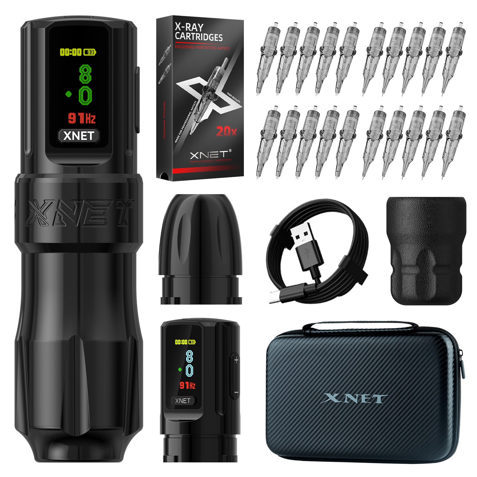 その他 Wireless tattoo machine set Xnet Wilk Wireless Tattoo Machine Pen 2400mAh Brushless Motor
