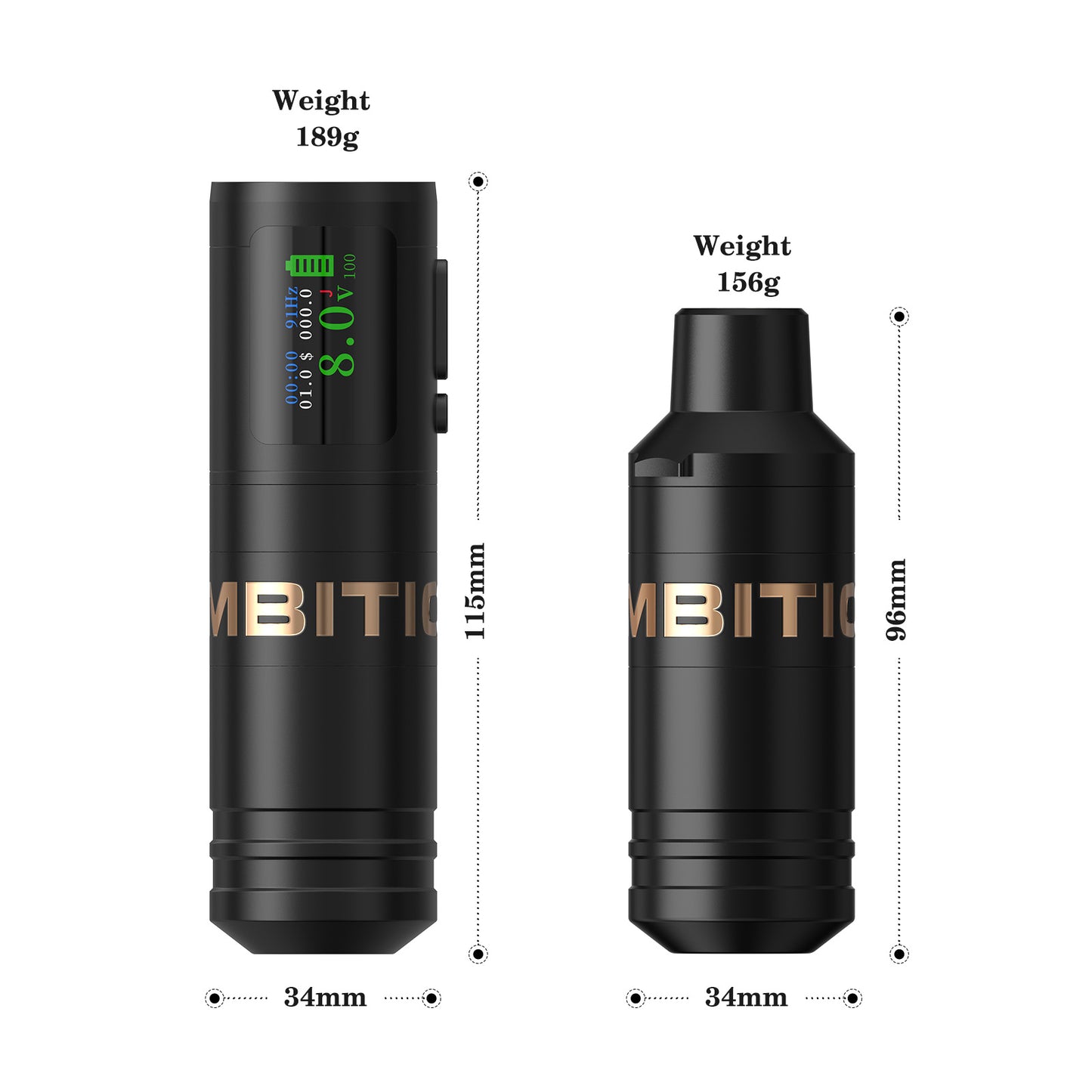 Ambition Ninja Ultra Tattoo Machine 1900mAh