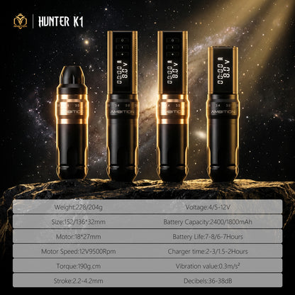 Ambition  Hunter K1 Tattoo Gun 2400mAh