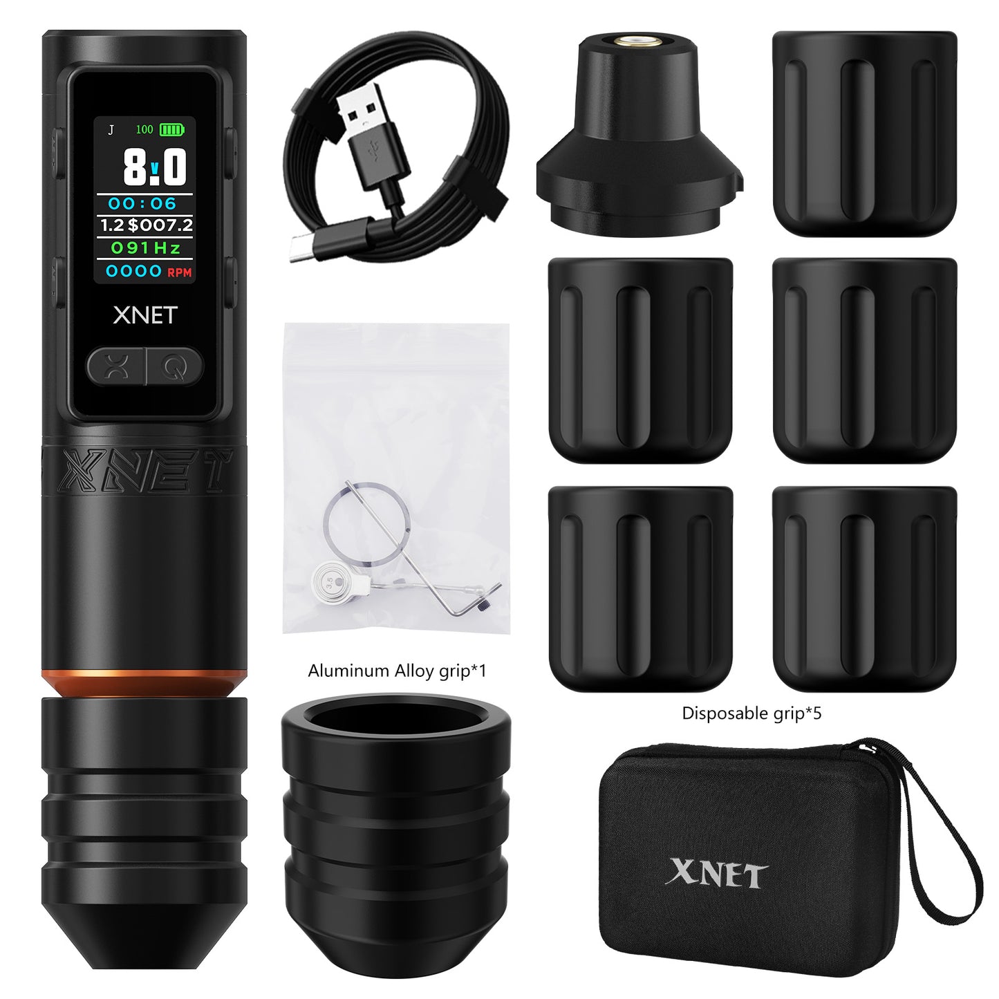 Máquina de Tatuaje Inalámbrica Xnet Claws-2400mAh