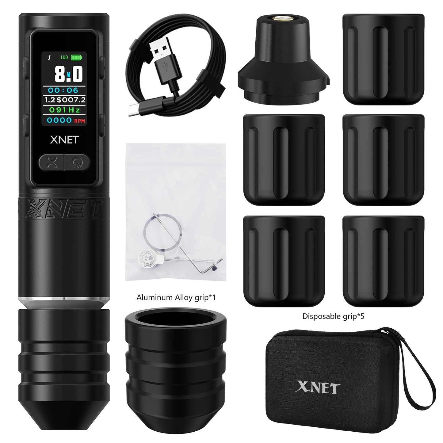 Máquina de Tatuaje Inalámbrica Xnet Claws-2400mAh