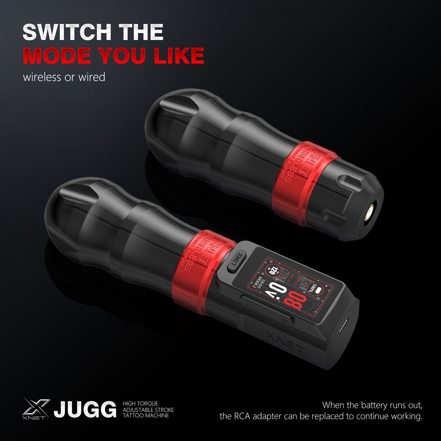 Xnet JUGG Tattoo Machine 2400mAh