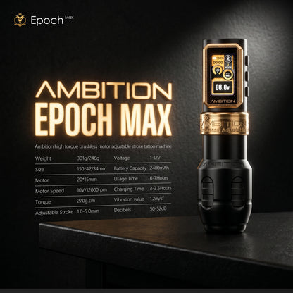 Ambition Epoch Max Tattoo Gun 2400mAh
