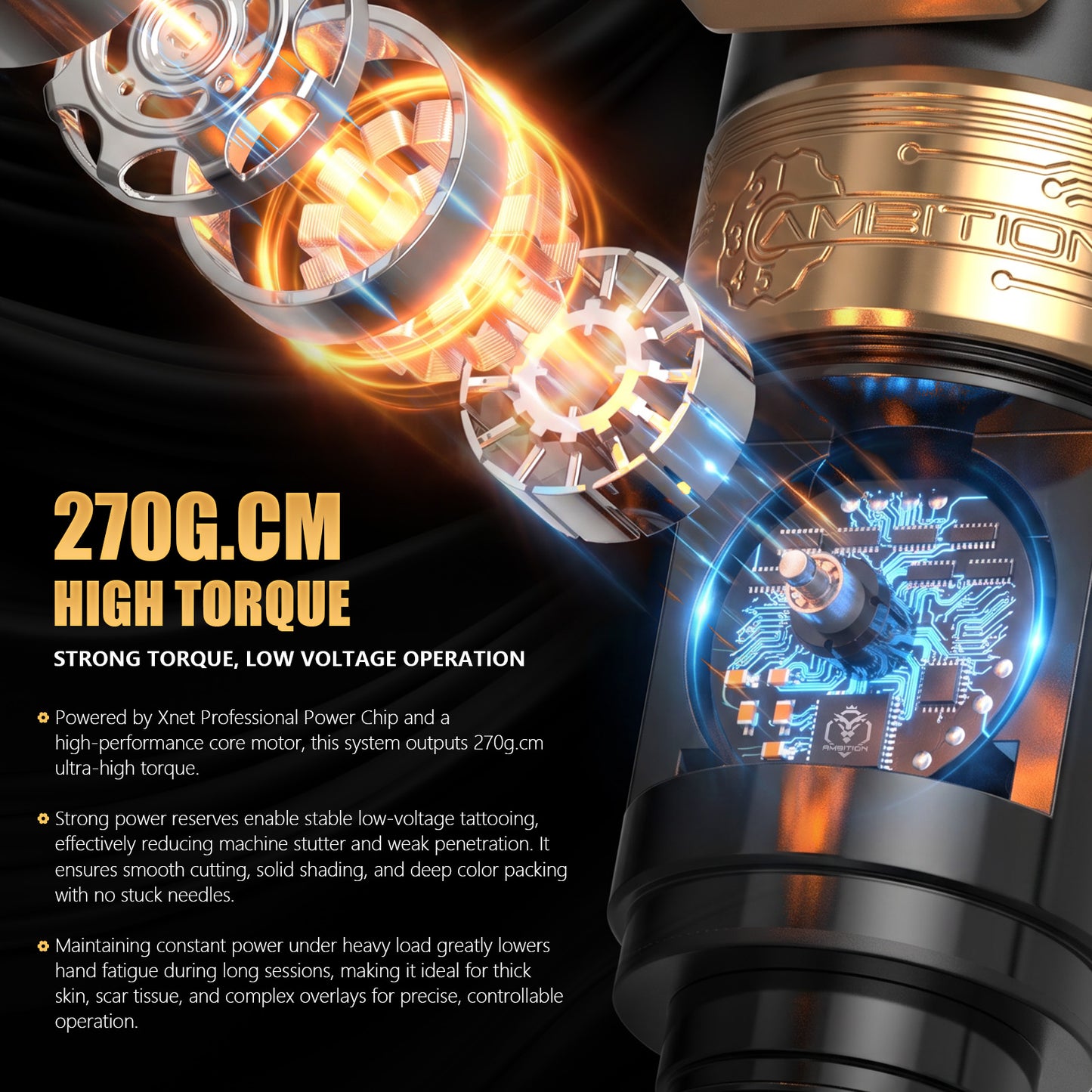 Ambition Epoch Max Tattoo Gun 2400mAh