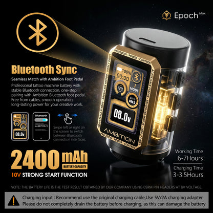 Ambition Epoch Max Tattoo Gun 2400mAh