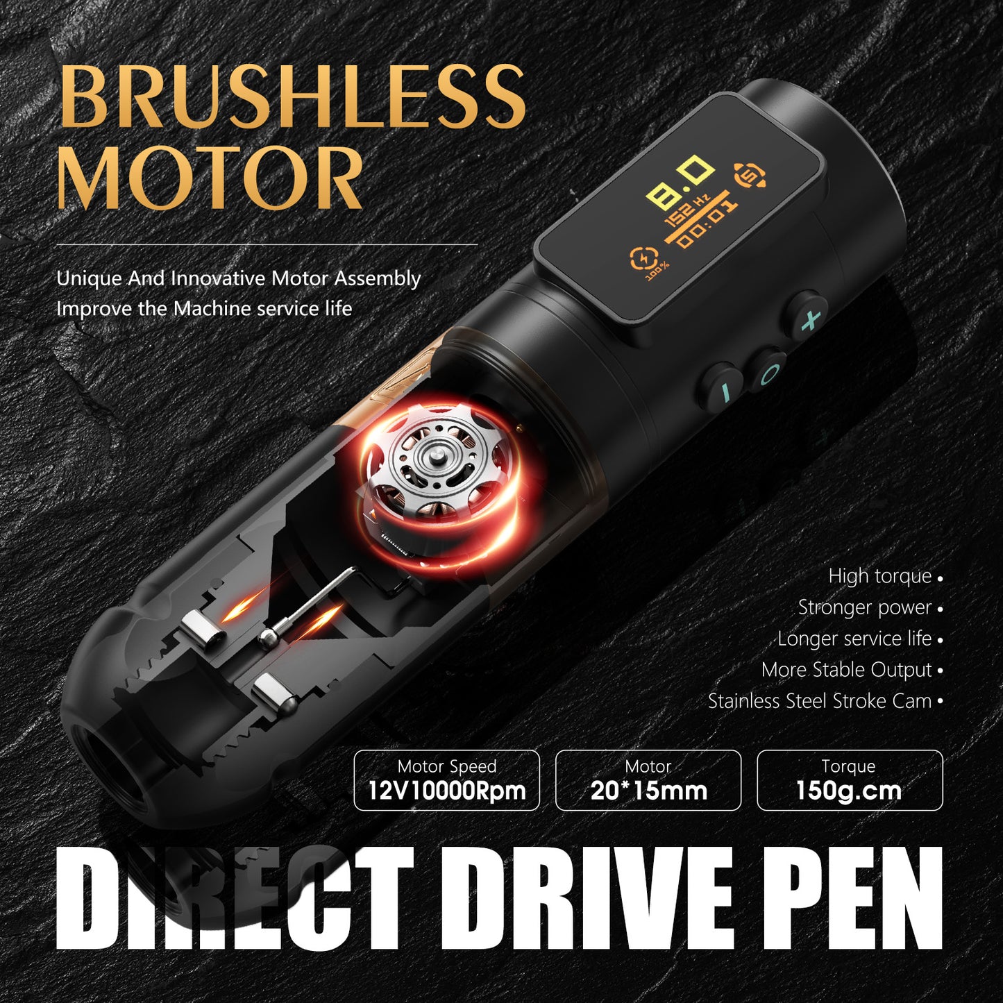 Ambition Vibe Tattoo Machine 1800mAh