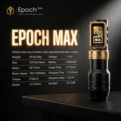 Ambition Epoch Max Tattoo Gun 2400mAh