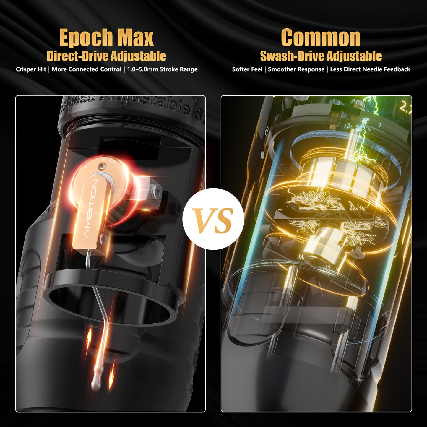 Ambition Epoch Max Tattoo Gun 2400mAh