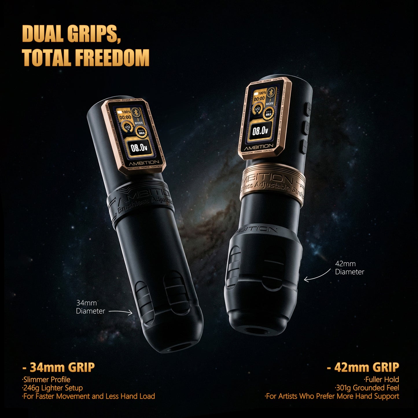 Ambition Epoch Max Tattoo Gun 2400mAh