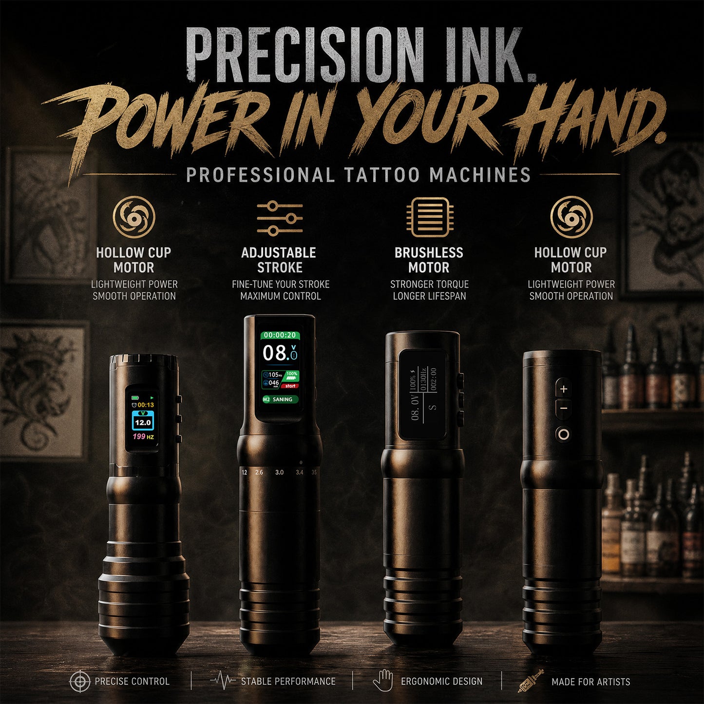 Ambition C5 Tattoo Machine 1600mAh